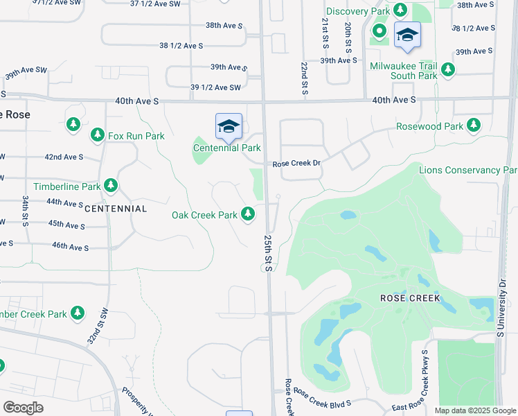 map of restaurants, bars, coffee shops, grocery stores, and more near 4401 Carrie Rose Lane South in Fargo