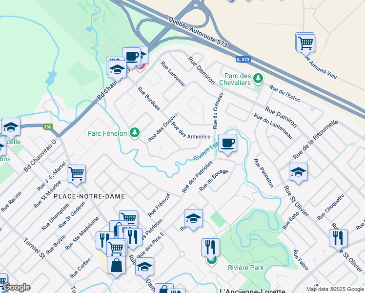 1262 Rue de la Courtine, L'AncienneLorette QC Walk Score