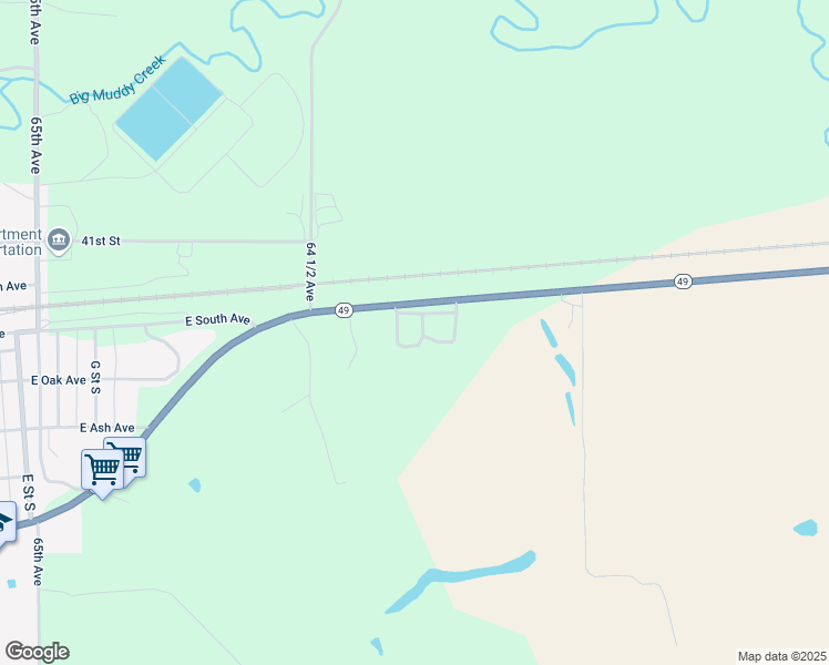 map of restaurants, bars, coffee shops, grocery stores, and more near 6432 North Dakota 49 in Glen Ullin
