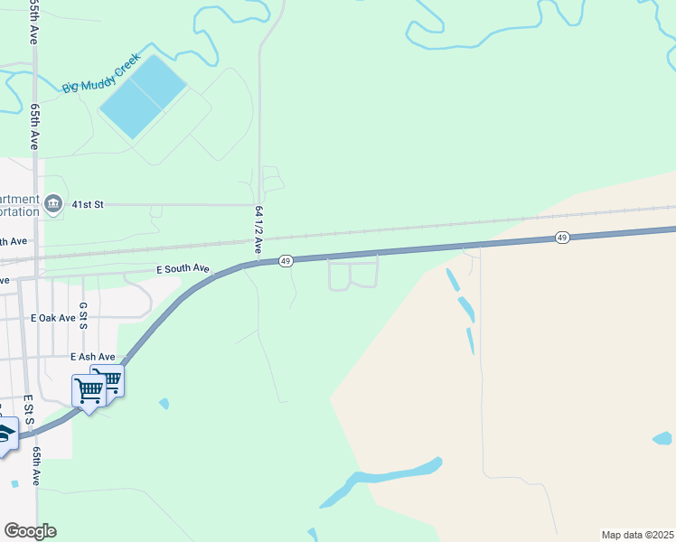 map of restaurants, bars, coffee shops, grocery stores, and more near 6432 North Dakota 49 in Glen Ullin