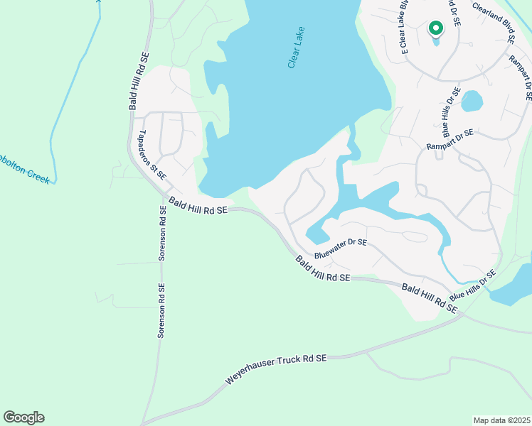 map of restaurants, bars, coffee shops, grocery stores, and more near 22103 Plateau Court Southeast in Yelm