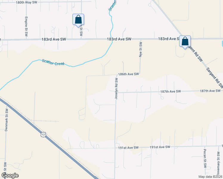 map of restaurants, bars, coffee shops, grocery stores, and more near 18647 Joselyn Road Southwest in Rochester