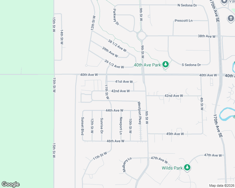 map of restaurants, bars, coffee shops, grocery stores, and more near 1029 Westport Parkway in West Fargo