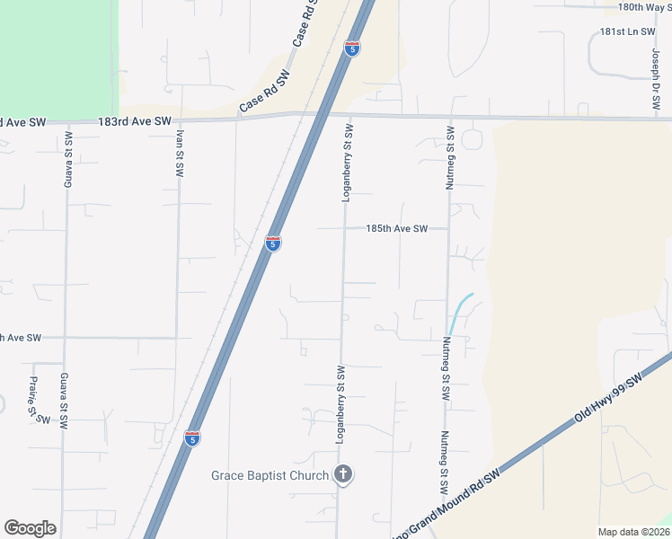 map of restaurants, bars, coffee shops, grocery stores, and more near 18612 Loganberry Street Southwest in Rochester