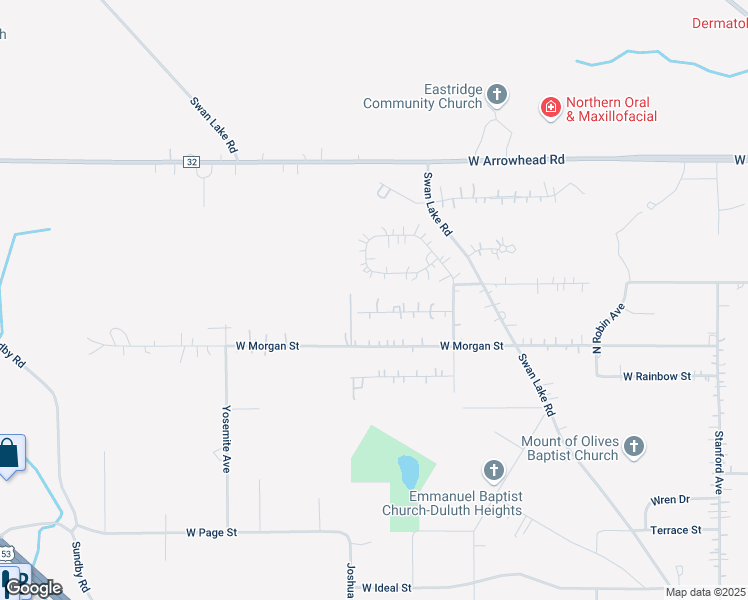 map of restaurants, bars, coffee shops, grocery stores, and more near 1101 Timberline Lane in Duluth
