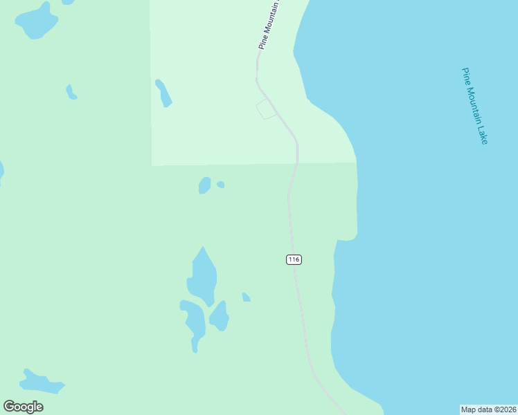 map of restaurants, bars, coffee shops, grocery stores, and more near 325 Pine Mountain Lake Road Northwest in Backus