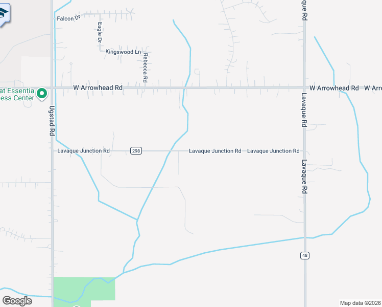 map of restaurants, bars, coffee shops, grocery stores, and more near 5182 Lavaque Junction Road in Hermantown