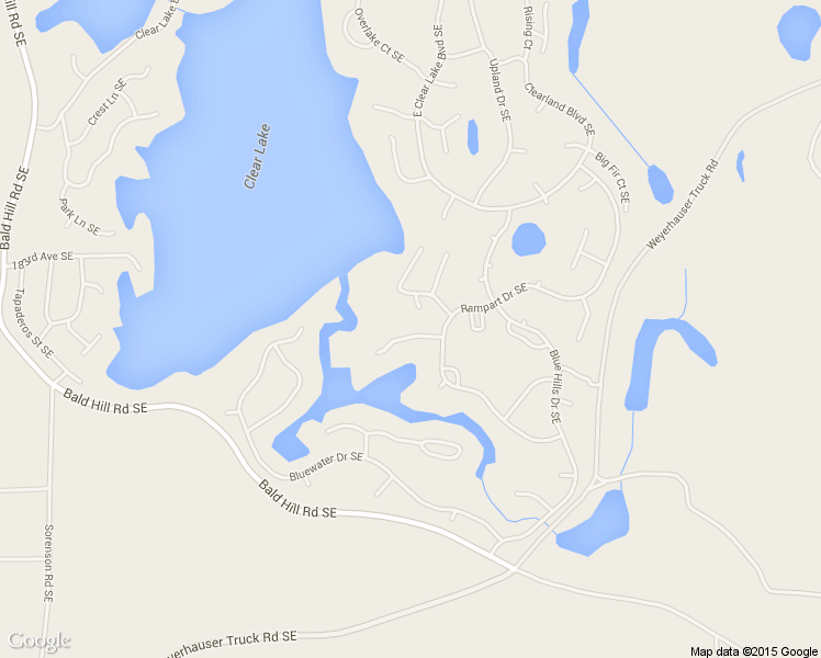 map of restaurants, bars, coffee shops, grocery stores, and more near 22412 Autumnwood Court Southeast in Yelm