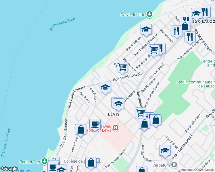 map of restaurants, bars, coffee shops, grocery stores, and more near 2 Rue de Bienville in Lã©Vis