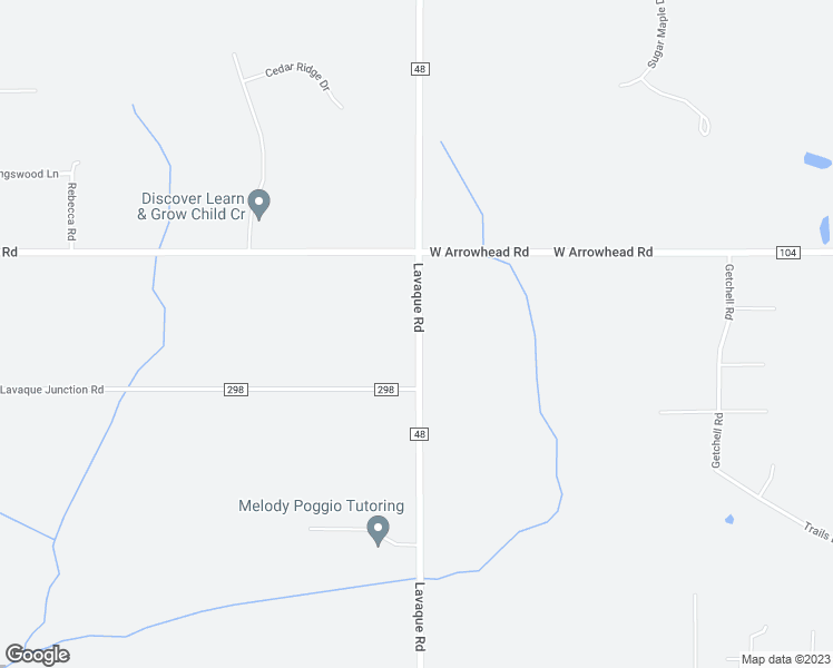 map of restaurants, bars, coffee shops, grocery stores, and more near 4274 Lavaque Road in Hermantown