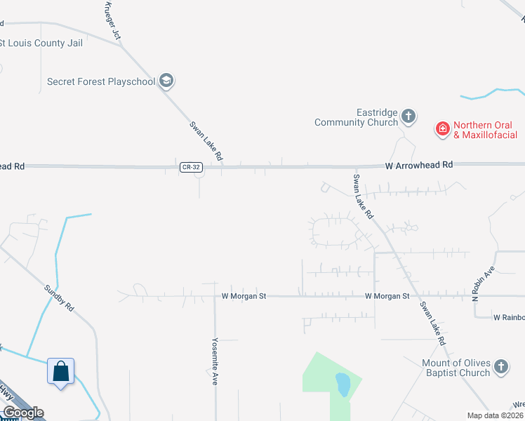 map of restaurants, bars, coffee shops, grocery stores, and more near 4016 West Arrowhead Road in Duluth