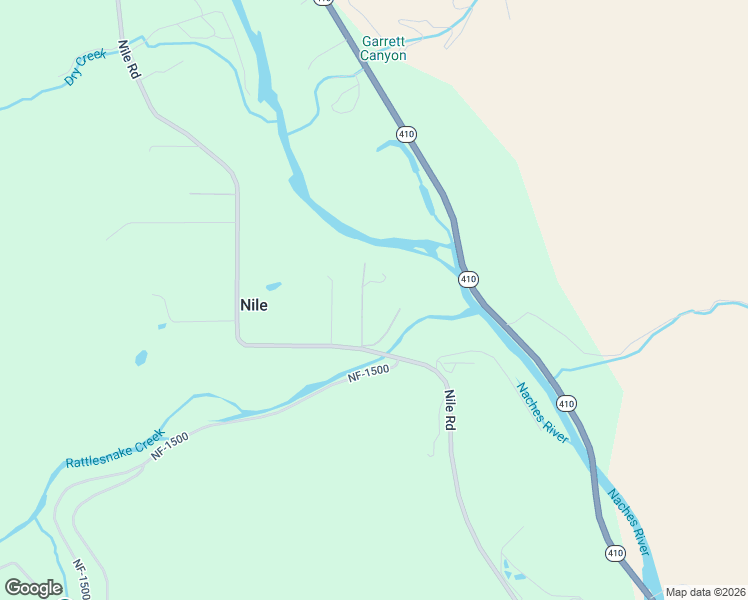 map of restaurants, bars, coffee shops, grocery stores, and more near 121 Rattlesnake Lane in Naches