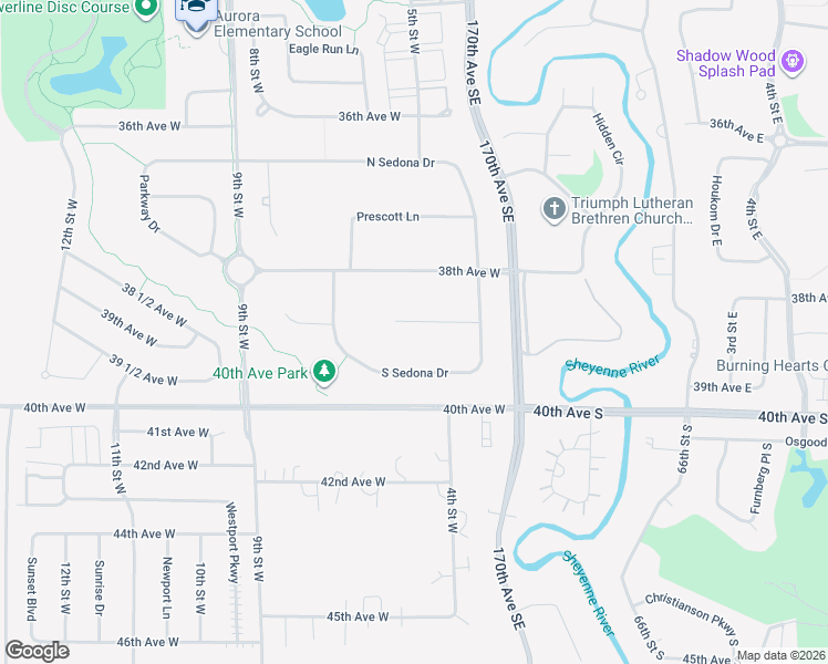 map of restaurants, bars, coffee shops, grocery stores, and more near 503 Prescott Place in West Fargo