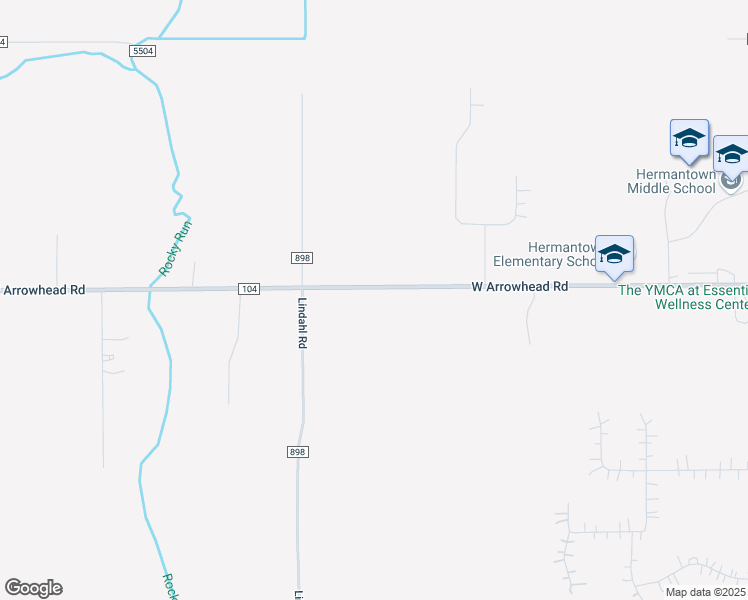 map of restaurants, bars, coffee shops, grocery stores, and more near 5458 West Arrowhead Road in Hermantown