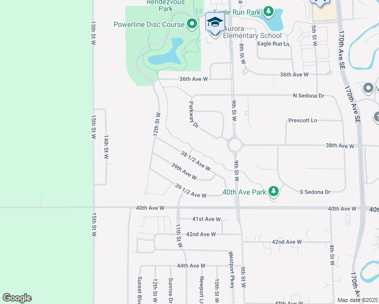 map of restaurants, bars, coffee shops, grocery stores, and more near 1034 38 1/2 Avenue West in West Fargo