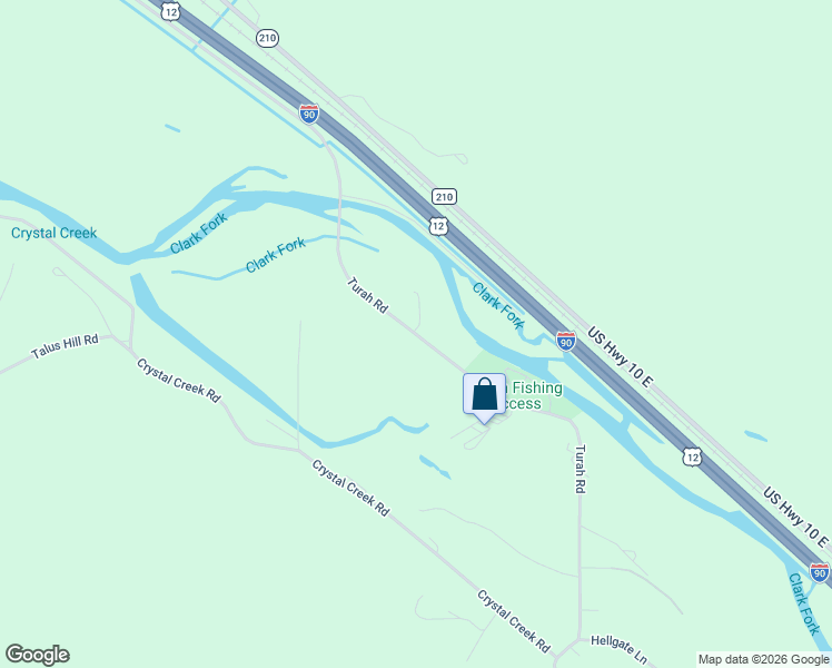 map of restaurants, bars, coffee shops, grocery stores, and more near 13618 Turah Road in Clinton