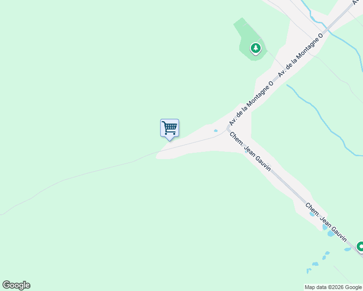 map of restaurants, bars, coffee shops, grocery stores, and more near Avenue de la Montagne Ouest in Québec