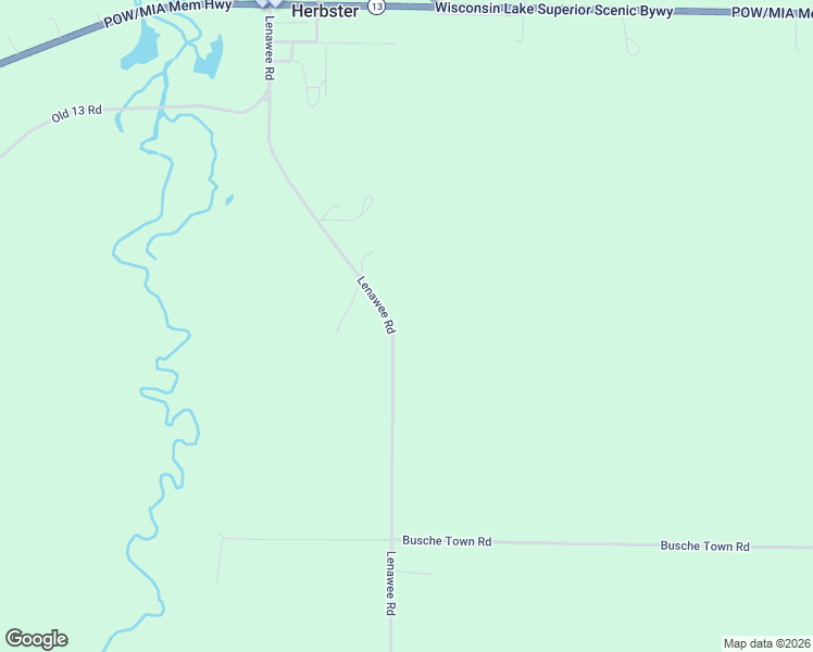 map of restaurants, bars, coffee shops, grocery stores, and more near 86403 Lenawee Road in Herbster