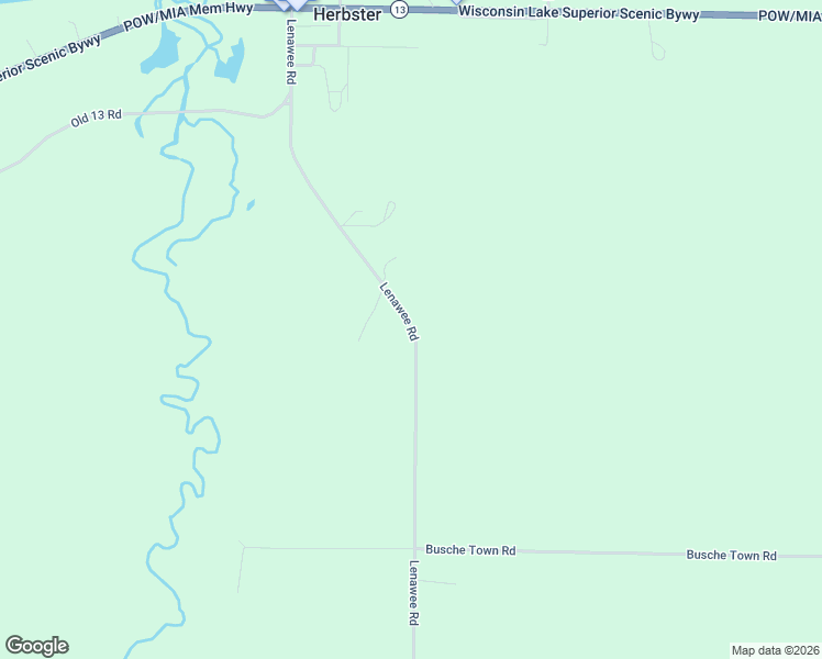 map of restaurants, bars, coffee shops, grocery stores, and more near 86403 Lenawee Road in Herbster