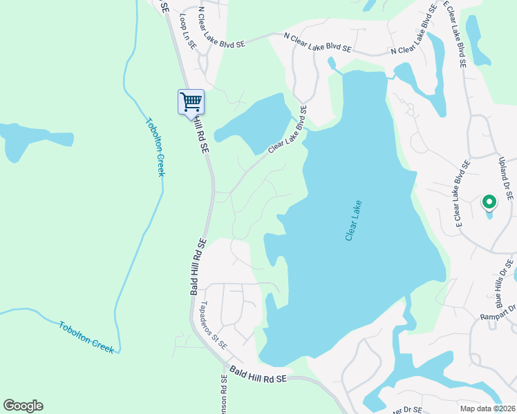 map of restaurants, bars, coffee shops, grocery stores, and more near 21910 Beachside Drive Southeast in Yelm