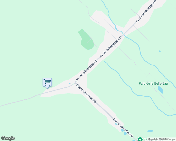 map of restaurants, bars, coffee shops, grocery stores, and more near 1635 Avenue de la Montagne Ouest in Québec