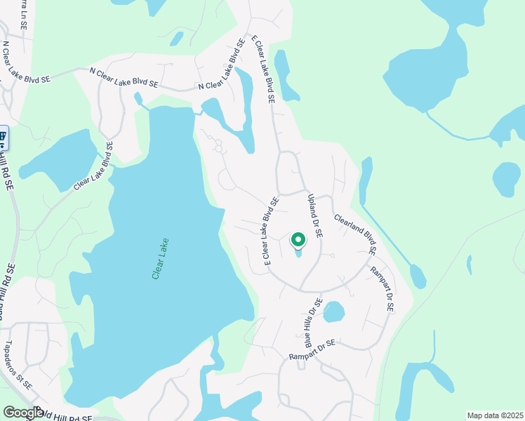 map of restaurants, bars, coffee shops, grocery stores, and more near 18011 East Clear Lake Boulevard Southeast in Yelm