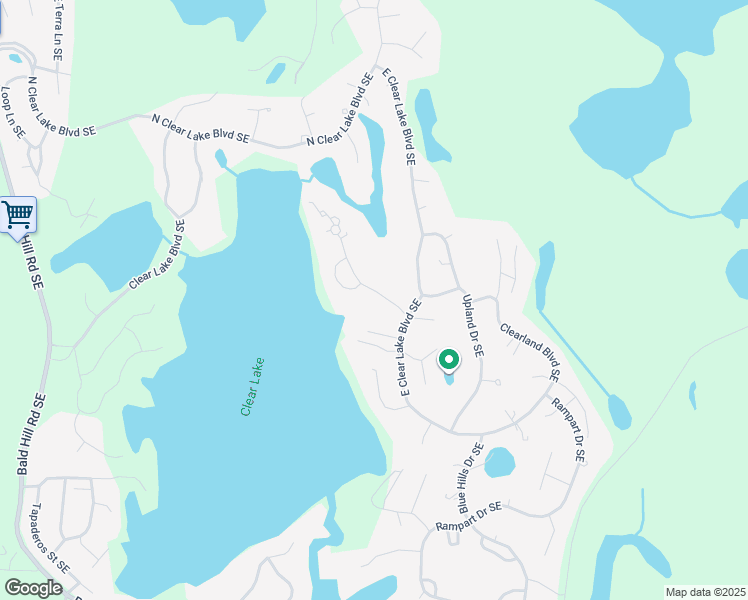 map of restaurants, bars, coffee shops, grocery stores, and more near 17927 Overlake Court Southeast in Yelm