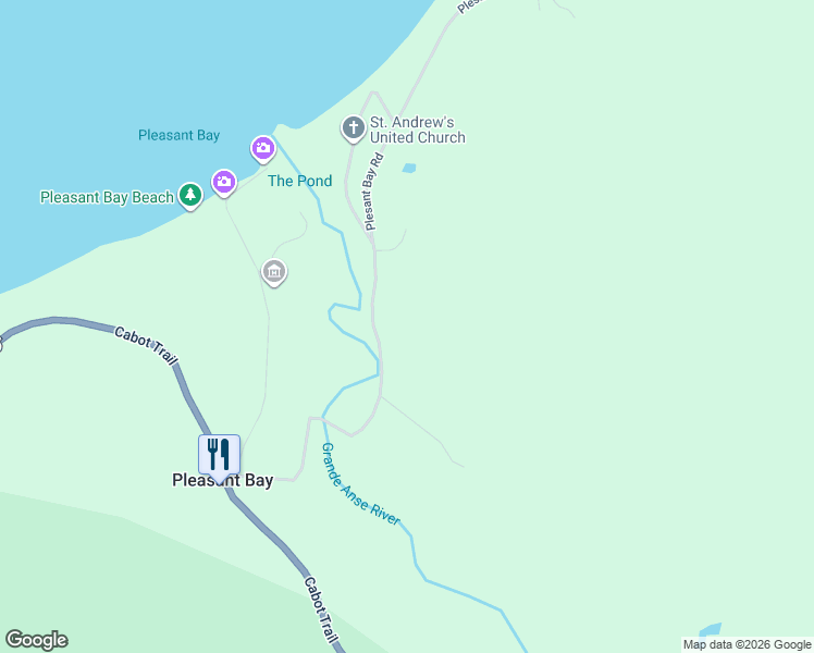 map of restaurants, bars, coffee shops, grocery stores, and more near 180 Pleasant Bay Loop in Pleasant Bay