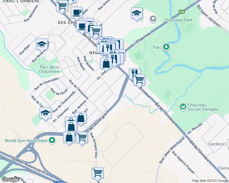 8580 Rue Sainte Barbe, Québec QC Walk Score