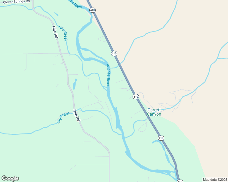 map of restaurants, bars, coffee shops, grocery stores, and more near 10430 Washington 410 in Naches