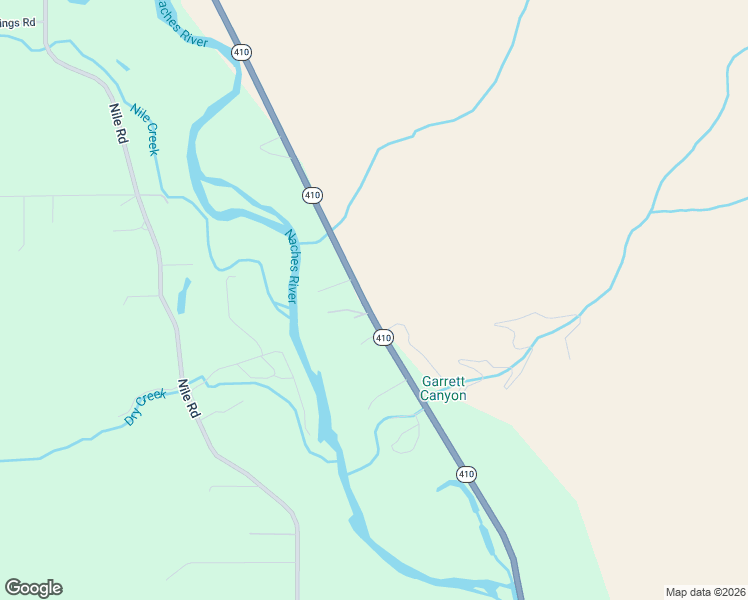 map of restaurants, bars, coffee shops, grocery stores, and more near 10487-10573 State Highway 410 in Naches