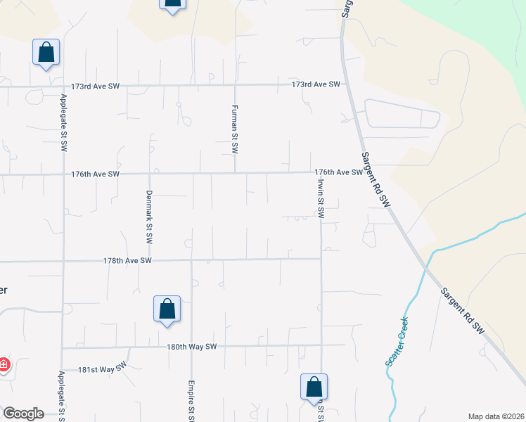 map of restaurants, bars, coffee shops, grocery stores, and more near 8411 176th Avenue Southwest in Rochester