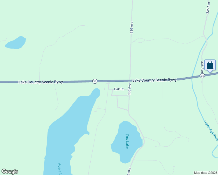 map of restaurants, bars, coffee shops, grocery stores, and more near 17802 Elm Avenue in Detroit Lakes