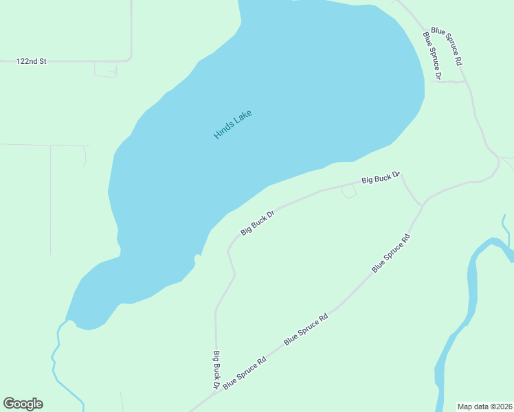 map of restaurants, bars, coffee shops, grocery stores, and more near 15358 Big Buck Drive in Menahga