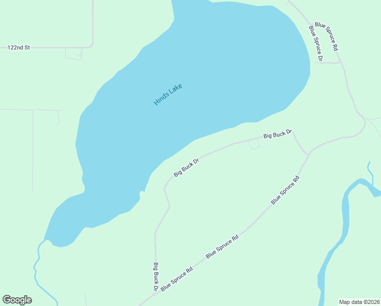 map of restaurants, bars, coffee shops, grocery stores, and more near 15358 Big Buck Drive in Menahga