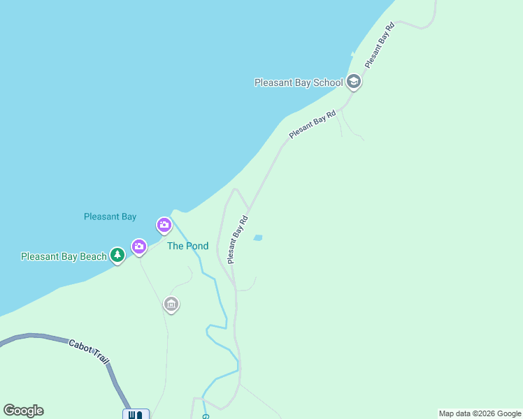 map of restaurants, bars, coffee shops, grocery stores, and more near 324 Pleasant Bay Loop in Inverness County