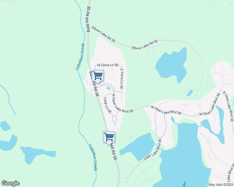 map of restaurants, bars, coffee shops, grocery stores, and more near 21702 North Clear Lake Boulevard Southeast in Yelm