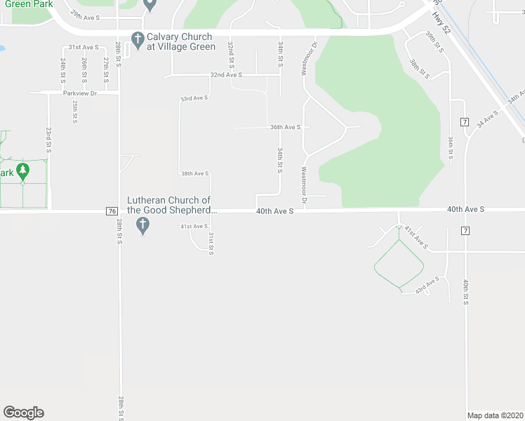 map of restaurants, bars, coffee shops, grocery stores, and more near 3300 40th Avenue South in Moorhead