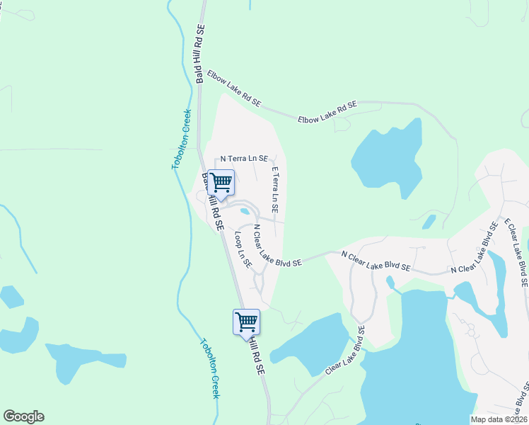 map of restaurants, bars, coffee shops, grocery stores, and more near 21702 North Clear Lake Boulevard Southeast in Yelm