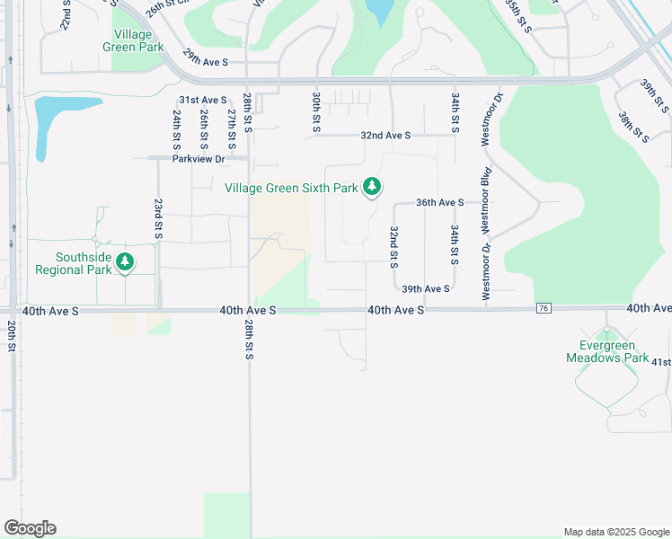 map of restaurants, bars, coffee shops, grocery stores, and more near 3017 38th Avenue South in Moorhead