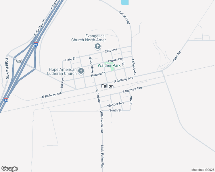 map of restaurants, bars, coffee shops, grocery stores, and more near in Fallon