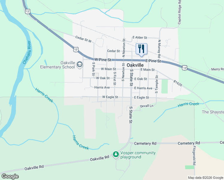 map of restaurants, bars, coffee shops, grocery stores, and more near 207 Eagle in Oakville