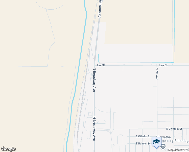 map of restaurants, bars, coffee shops, grocery stores, and more near 1201 North Broadway Avenue in Othello
