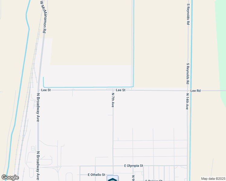map of restaurants, bars, coffee shops, grocery stores, and more near Lee Street in Othello
