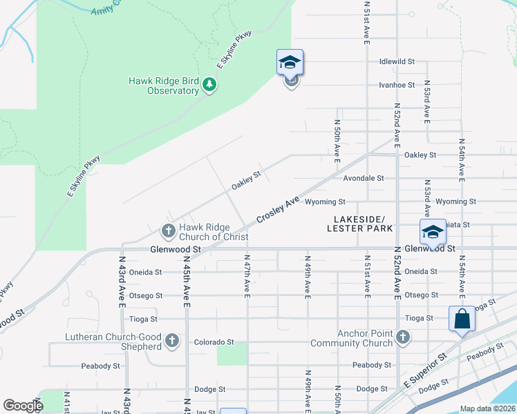 map of restaurants, bars, coffee shops, grocery stores, and more near 4729 Crosley Avenue in Duluth