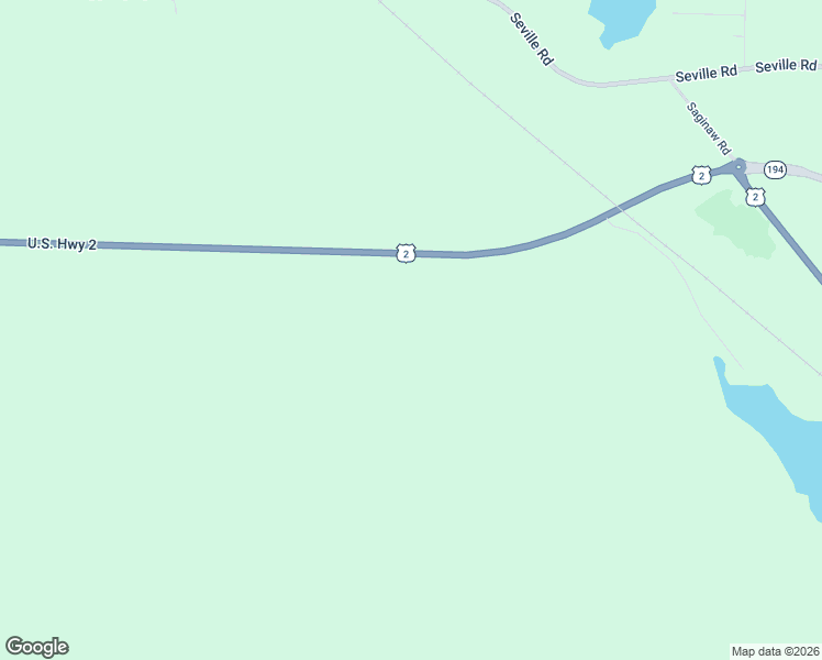 map of restaurants, bars, coffee shops, grocery stores, and more near 7126 U.S. Route 2 in Saginaw