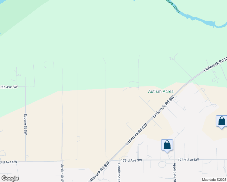 map of restaurants, bars, coffee shops, grocery stores, and more near 16820 Dodd Lane Southwest in Rochester