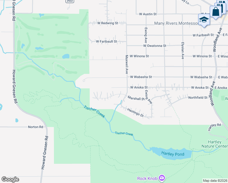 map of restaurants, bars, coffee shops, grocery stores, and more near 535 Marshall Street in Duluth