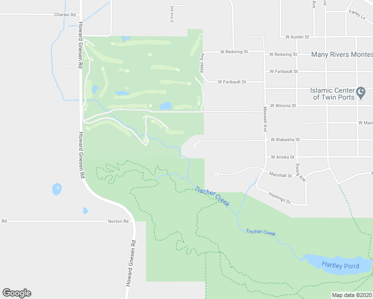 map of restaurants, bars, coffee shops, grocery stores, and more near 615 West Wabasha Street in Duluth