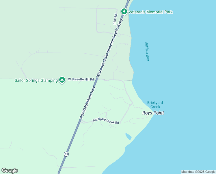 map of restaurants, bars, coffee shops, grocery stores, and more near 37515 Sophie Lane in Bayfield